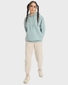 Shop Women's Harbor Gray Oversized Hoodie-Full