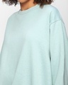 Shop Women's Harbor Grey Super Loose Sweatshirt
