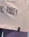 Shop Women's Pink Intergalactic Party Graphic Printed Boyfriend T-shirt