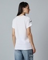 Shop Women's White Intergalactic Party Graphic Printed Boyfriend T-shirt-Design