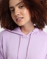Shop Women's Purple Oversized Hoodie