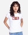 Shop Women's White Marvelous Ironman Graphic Printed T-shirt-Front