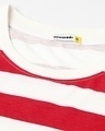 Shop Women's Red & White Minnie Yoo-Hoo Striped Oversized T-shirt
