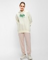 Shop Women's Gardenia Money Don't Jiggle Graphic Printed Oversized Hoodie-Full