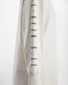 Shop Women's Off White Cold Ouside Typography Plus Size Oversized Dress