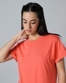 Shop Women's Deep Sea Coral Pink Boyfriend T-shirt