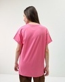 Shop Women's Pink Boyfriend T-shirt-Design