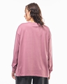 Shop Women's Purple Oversized T-shirt-Full