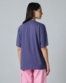 Shop Women's Skipper Blue Oversized T-shirt-Design