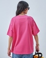 Shop Women's Pink Oversized T-shirt-Design