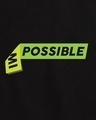 Shop Women's Black Possible Tape Graphic Printed T-shirt