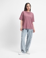 Shop Women's Purple Oversized T-shirt