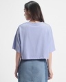 Shop Women's Purple Oversized Short Top-Design