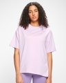 Shop Pack of 2 Women's Red & Purple Oversized T-shirt-Design