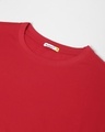 Shop Pack of 2 Women's Red & Off White Oversized T-shirt