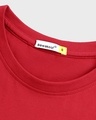 Shop Women's Red Wonder Woman Gold Plated Logo (DCL) Printed Boyfriend T-shirt