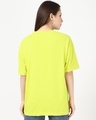 Shop Women's Acacia Yellow Oversized T-shirt-Full