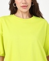 Shop Women's Acacia Yellow Oversized T-shirt