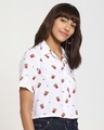 Shop Women's All Over Printed Resort Boxy White Shirt-Design