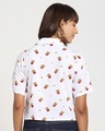 Shop Women's All Over Printed Resort Boxy White Shirt-Full