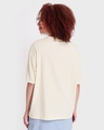 Shop Women's Antique White Oversized T-shirt-Design