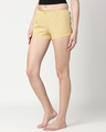 Shop Pack of 2 Women's Yellow & Black All Over Printed Boxer Shorts-Full