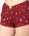 Shop Pack of 2 Women's Yellow & Red AOP Boxers