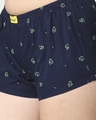 Shop Pack of 2 Women's Navy Blue & Green All Over Printed Boxer Shorts