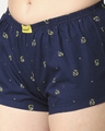 Shop Pack of 2 Women's Blue All Over Printed Boxer Shorts
