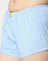 Shop Pack of 2 Women's Green & Blue All Over Printed Boxer Shorts