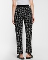 Shop Women's Black All Over Printed Pyjamas-Design