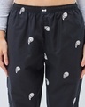 Shop Women's Black All Over Printed Pyjamas