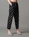 Shop Women's Black All Over Polka Printed Pyjamas-Design