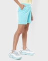 Shop Women's Aqua Sky Roll-Up Hem Shorts-Design