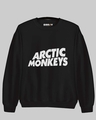 Shop Women's Black Arctic Monkeys Printed Regular Fit Sweatshirt-Full