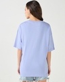 Shop Women's Baby Lavender Oversized T-shirt-Full