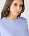 Shop Women's Baby Lavender Oversized T-shirt