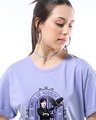 Shop Women's Baby Lavender Smell Of Sorrow Graphic Printed Boyfriend T-shirt