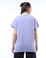Shop Women's Baby Lavender Work Of Art Graphic Printed Boyfriend T-shirt-Design