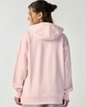 Shop Women's Barely pink Graphic Printed Oversized Plus Size Hoodies-Design