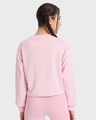 Shop Women's Barely Pink Oversized Sweatshirt-Full