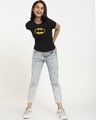 Shop Women's Batman classic logo (BML) Half Sleeve T-shirt-Design