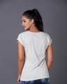 Shop Women's Beige Cotton Printed Embellished T-shirt-Design