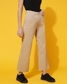 Shop Women's Beige Flared Jeans-Design