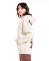 Shop Women's Beige Follow The Stars Graphic Print Oversized Hoodies-Full