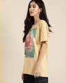 Shop Women's Beige Graphic Print T-shirt-Design