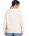Shop Women's Beige Hellfire Club Graphic Printed Oversized Sweatshirt-Full