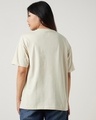 Shop Women's Beige I May Snap Graphic Printed Oversized T-shirt-Full