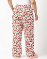 Shop Women's Beige Mickey All Over Printed Plus Size Wide Leg Pyjamas-Design