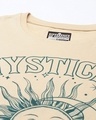 Shop Women's Beige Mystical Soul Typography Oversized T-shirt